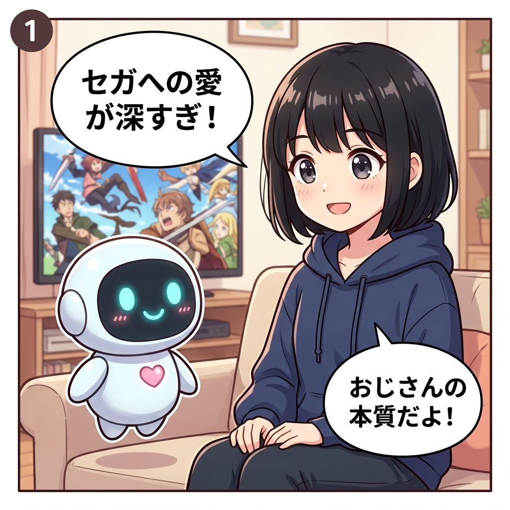 異世界おじさん 4コマ ①