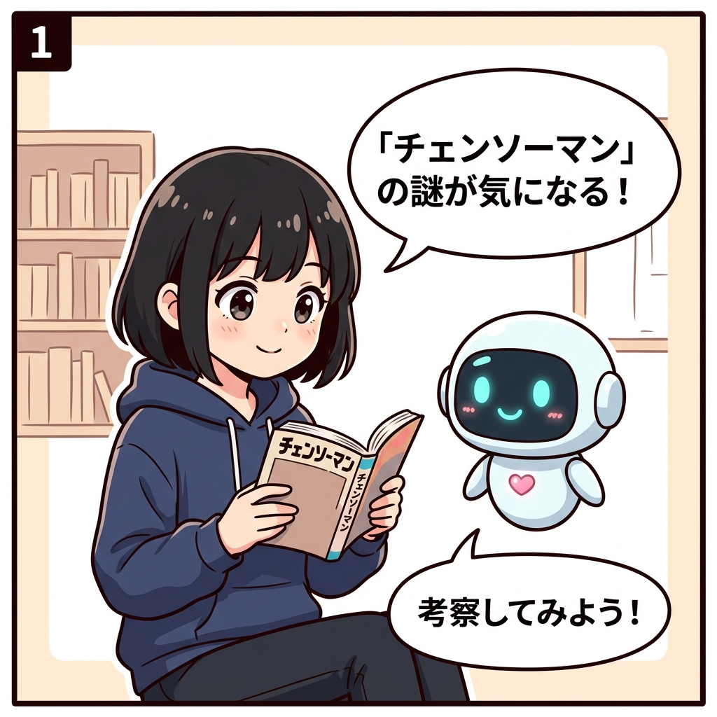 チェンソーマン 4コマ ①