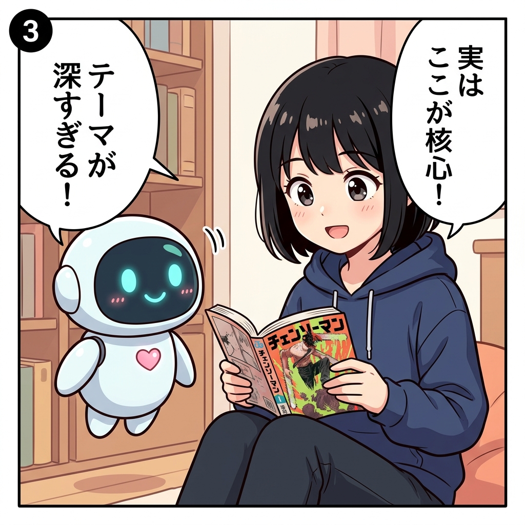 チェンソーマン 4コマ ③