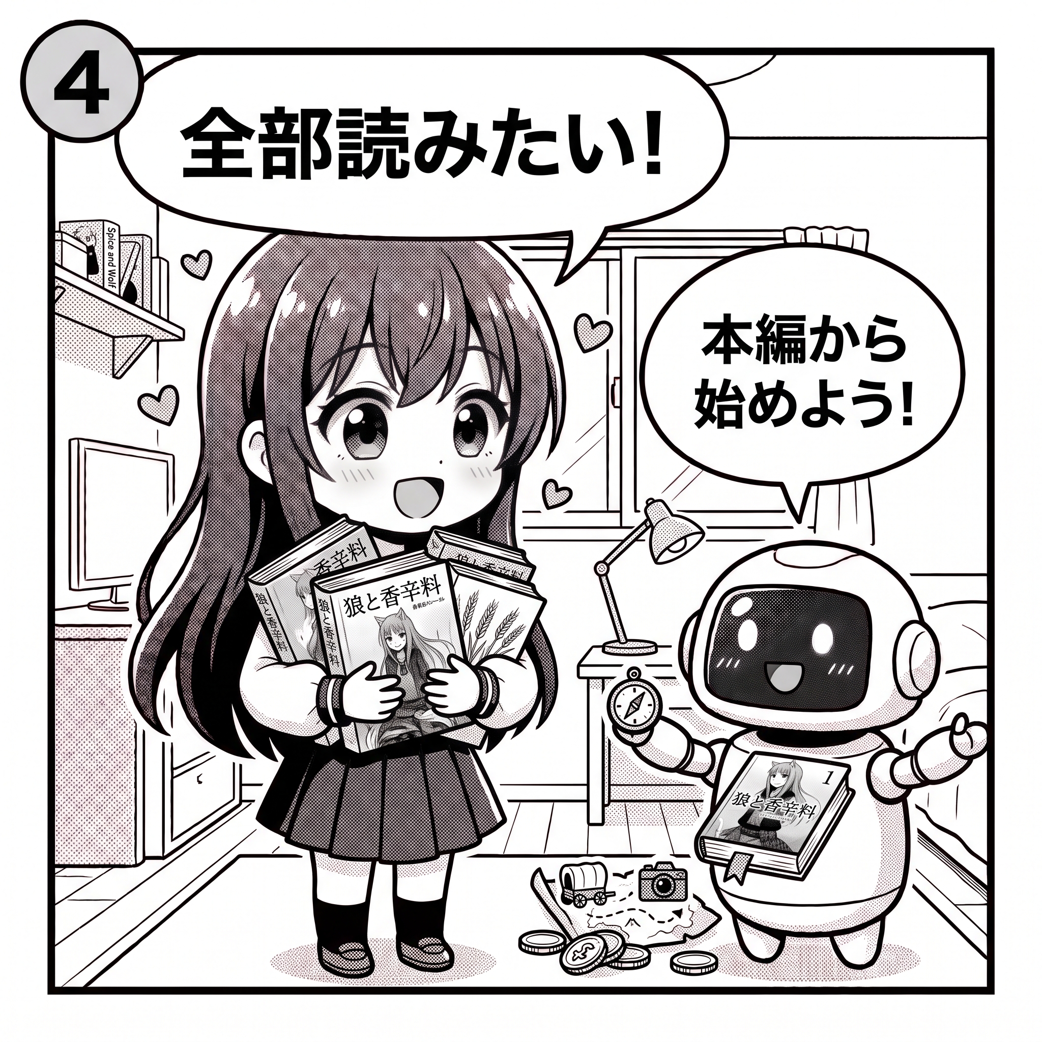ヒナ「全部読みたい!」AIくん「本編から始めよう!」