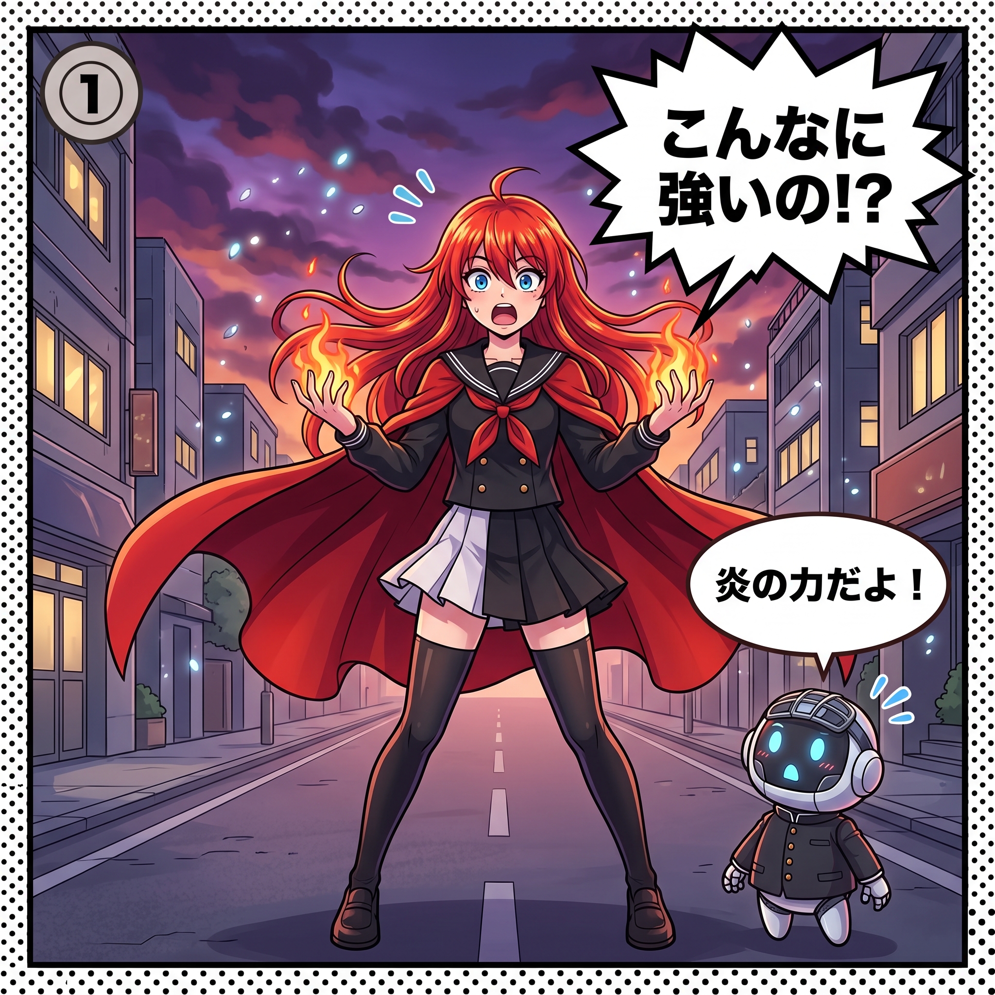 灼眼のシャナ 4コマ漫画 コマ1