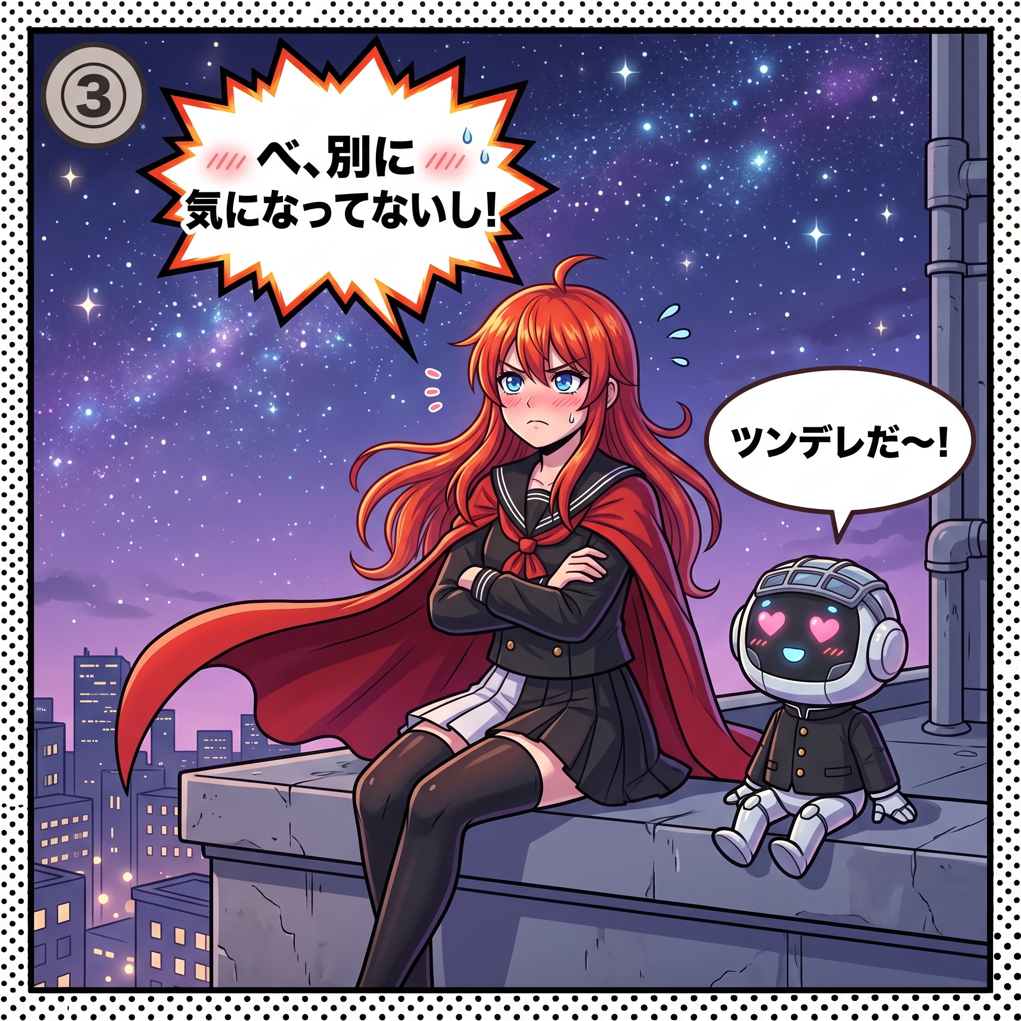 灼眼のシャナ 4コマ漫画 コマ3