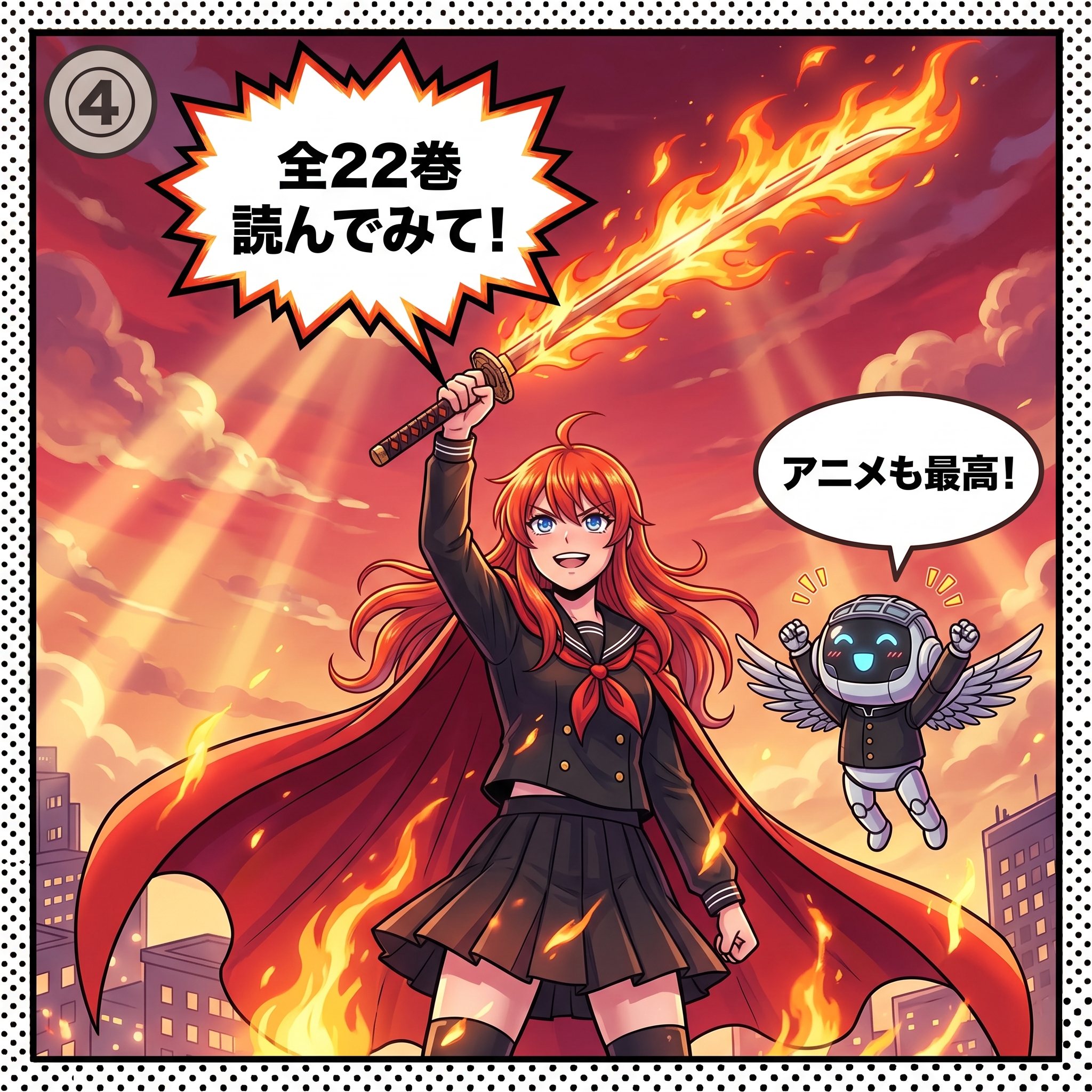 灼眼のシャナ 4コマ漫画 コマ4