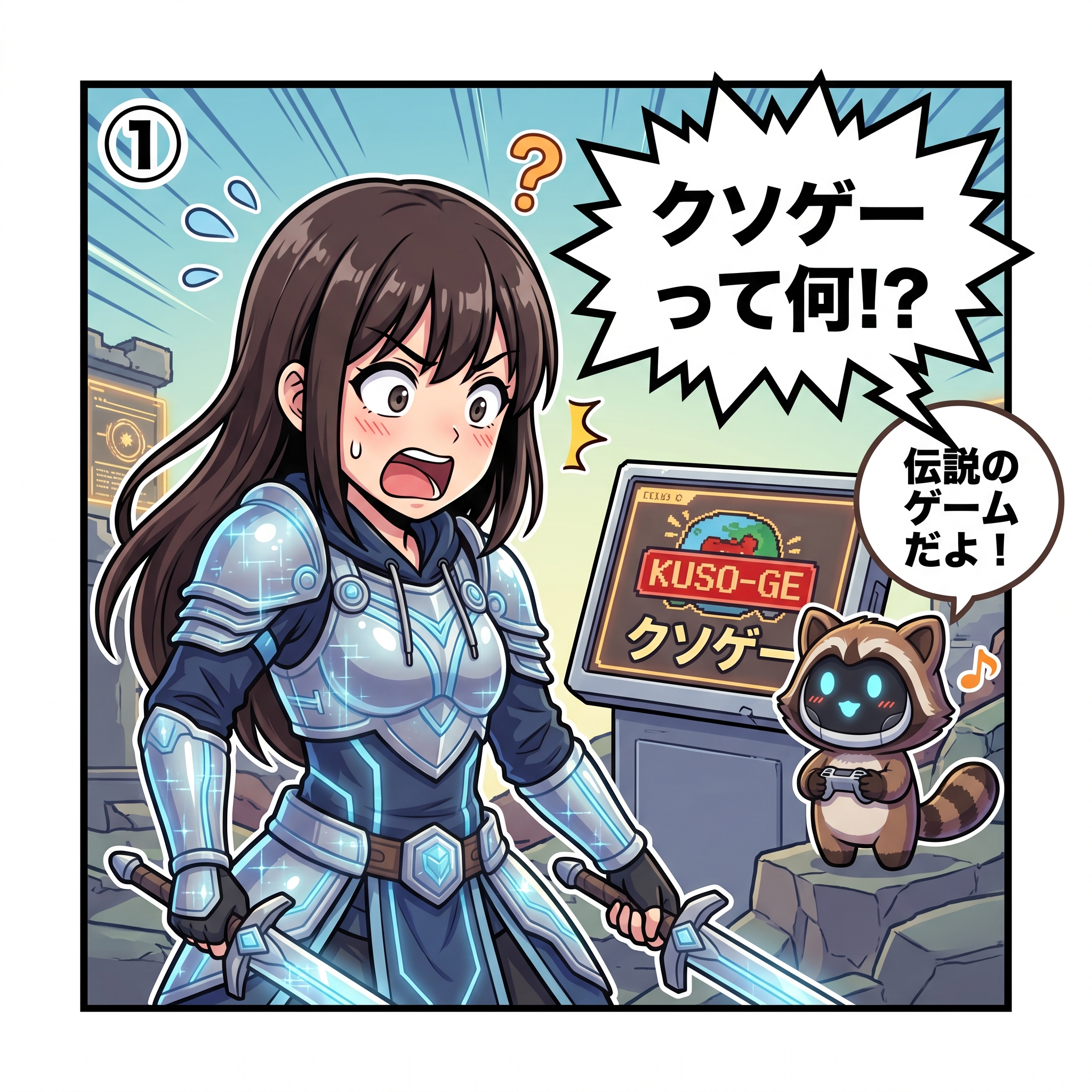 シャングリラ・フロンティア 4コマ漫画 コマ1