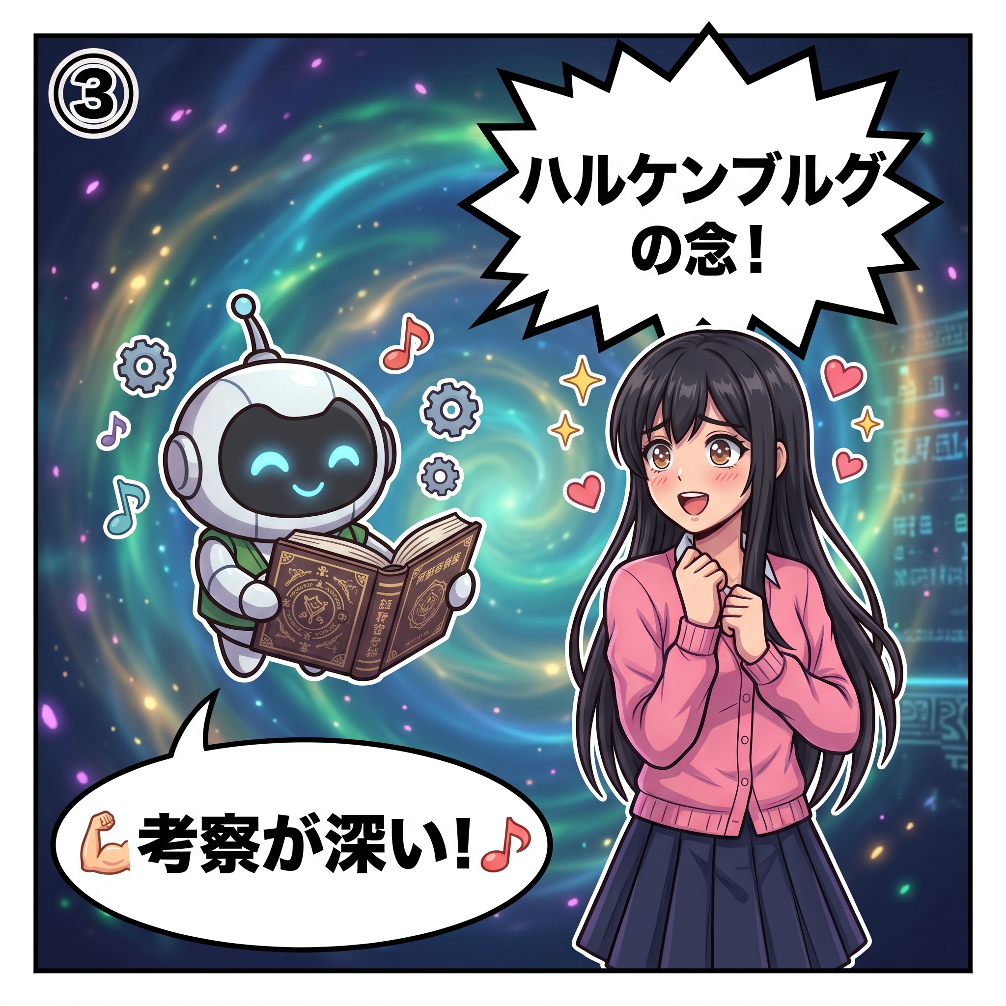 HUNTER×HUNTER 継承戦 4コマ漫画 コマ3
