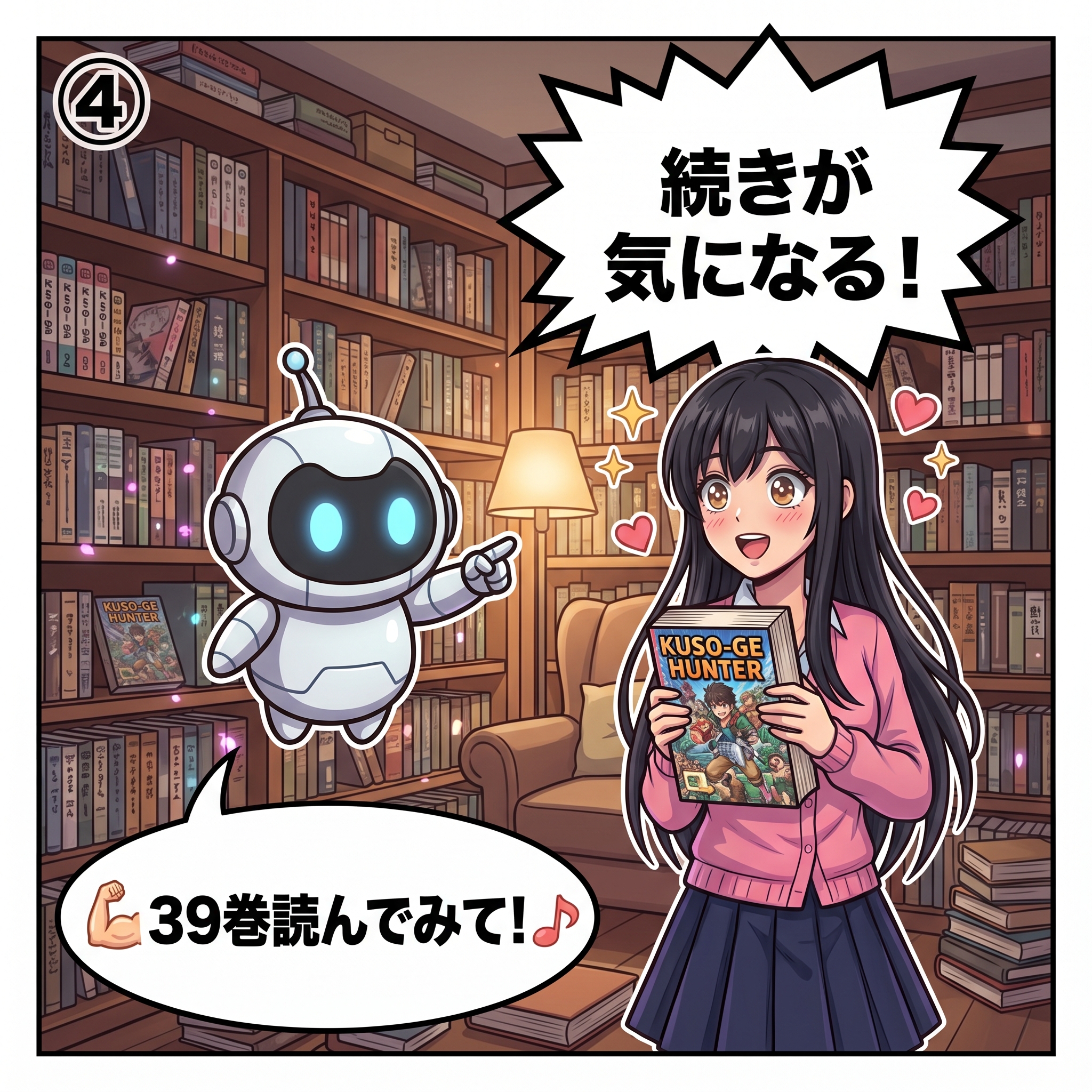 HUNTER×HUNTER 継承戦 4コマ漫画 コマ4