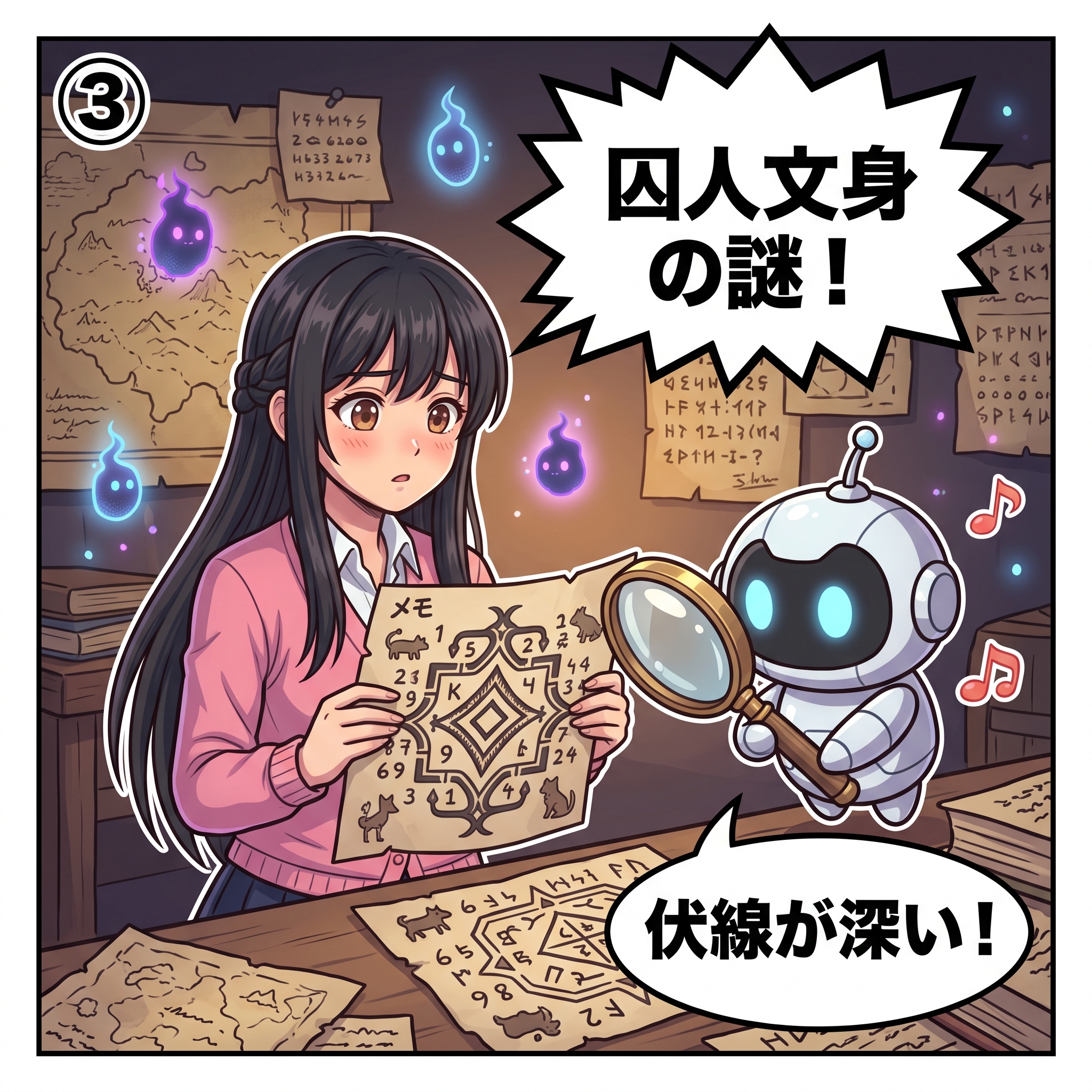 ヒナ「囚人文身の謎!」AIくん「伏線が深い!」
