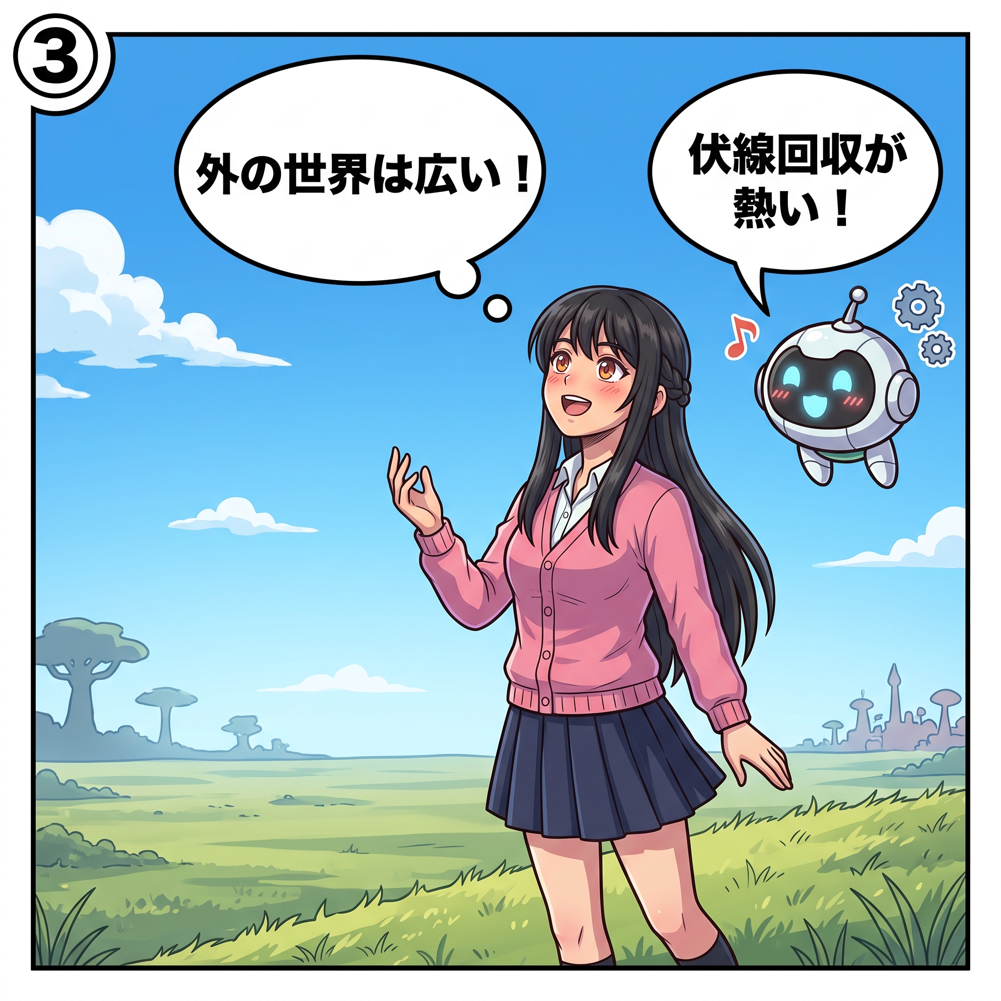 約束のネバーランド 4コマ漫画 コマ3