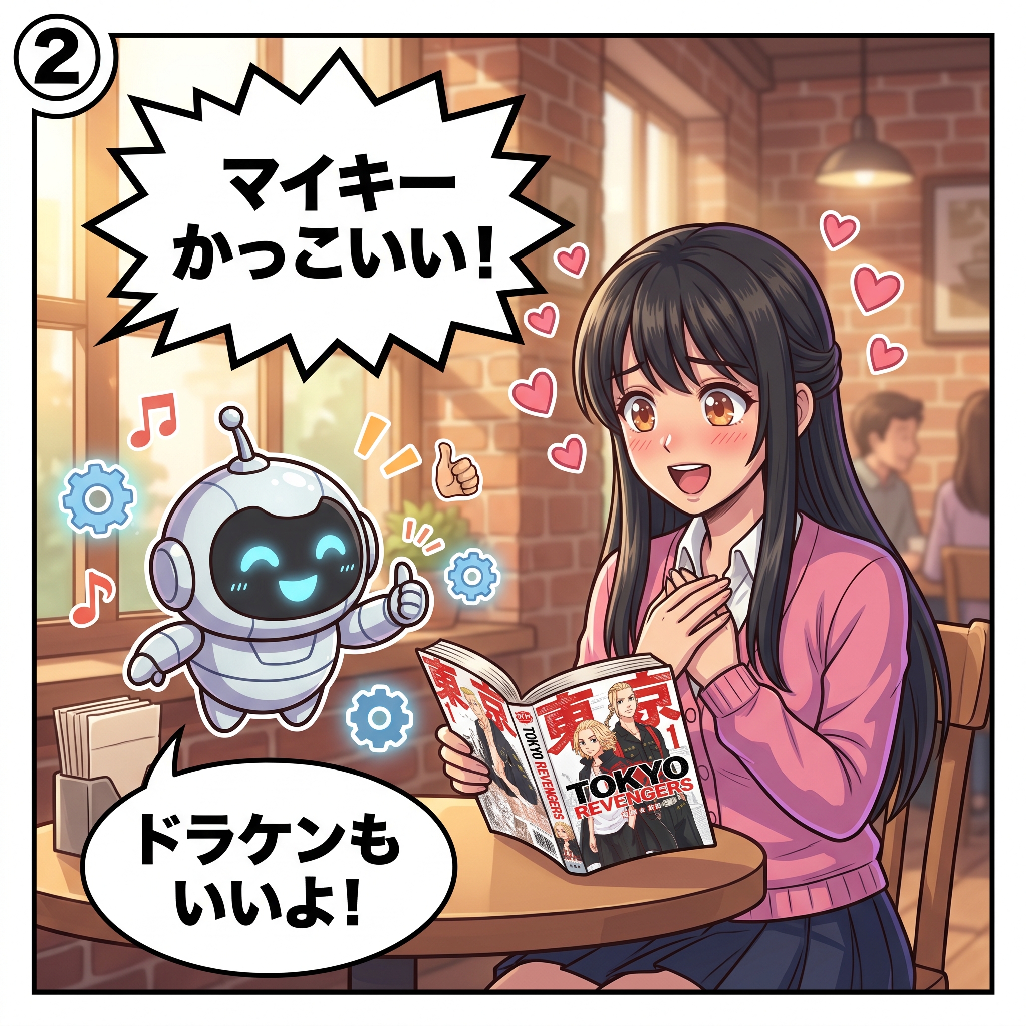 東京卍リベンジャーズ 4コマ漫画 コマ2