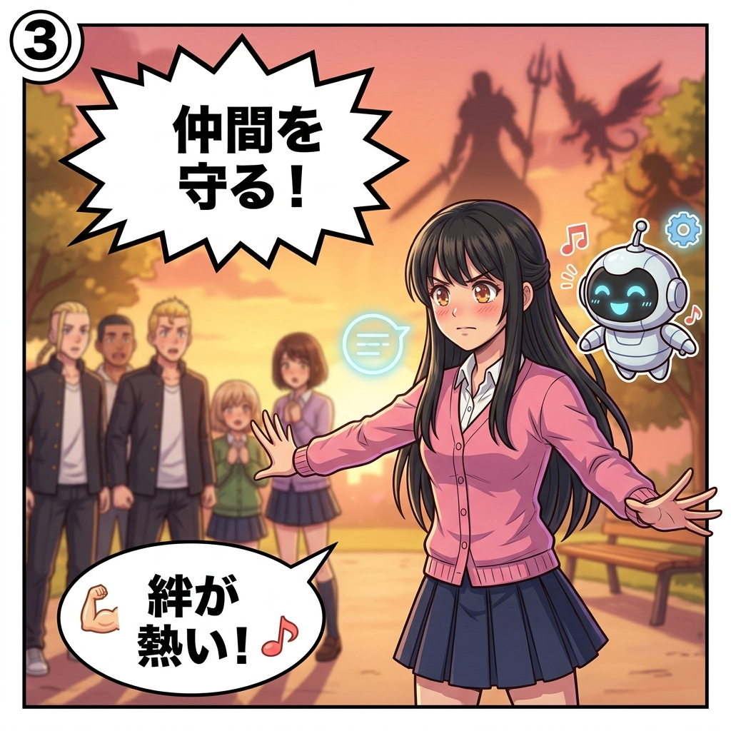 東京卍リベンジャーズ 4コマ漫画 コマ3