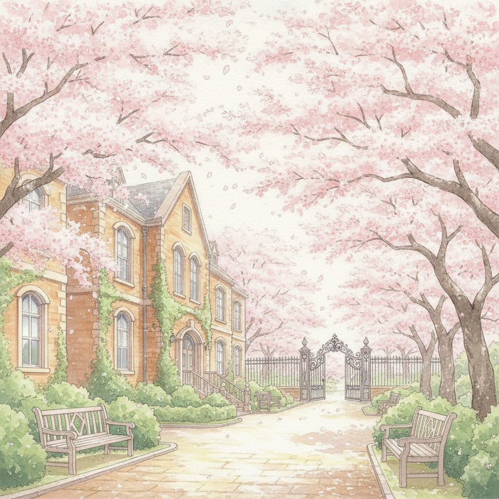 花ざかりの君たちへ 第2期 春の男子校キャンパスイメージ