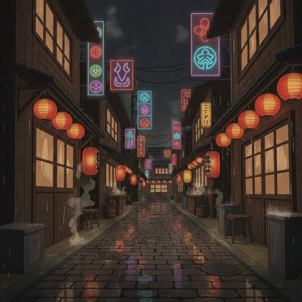 土竜の唄 地下アリーナ 夜の街 イメージイラスト