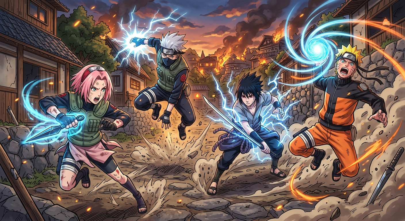 NARUTO キャラクター紹介イラスト