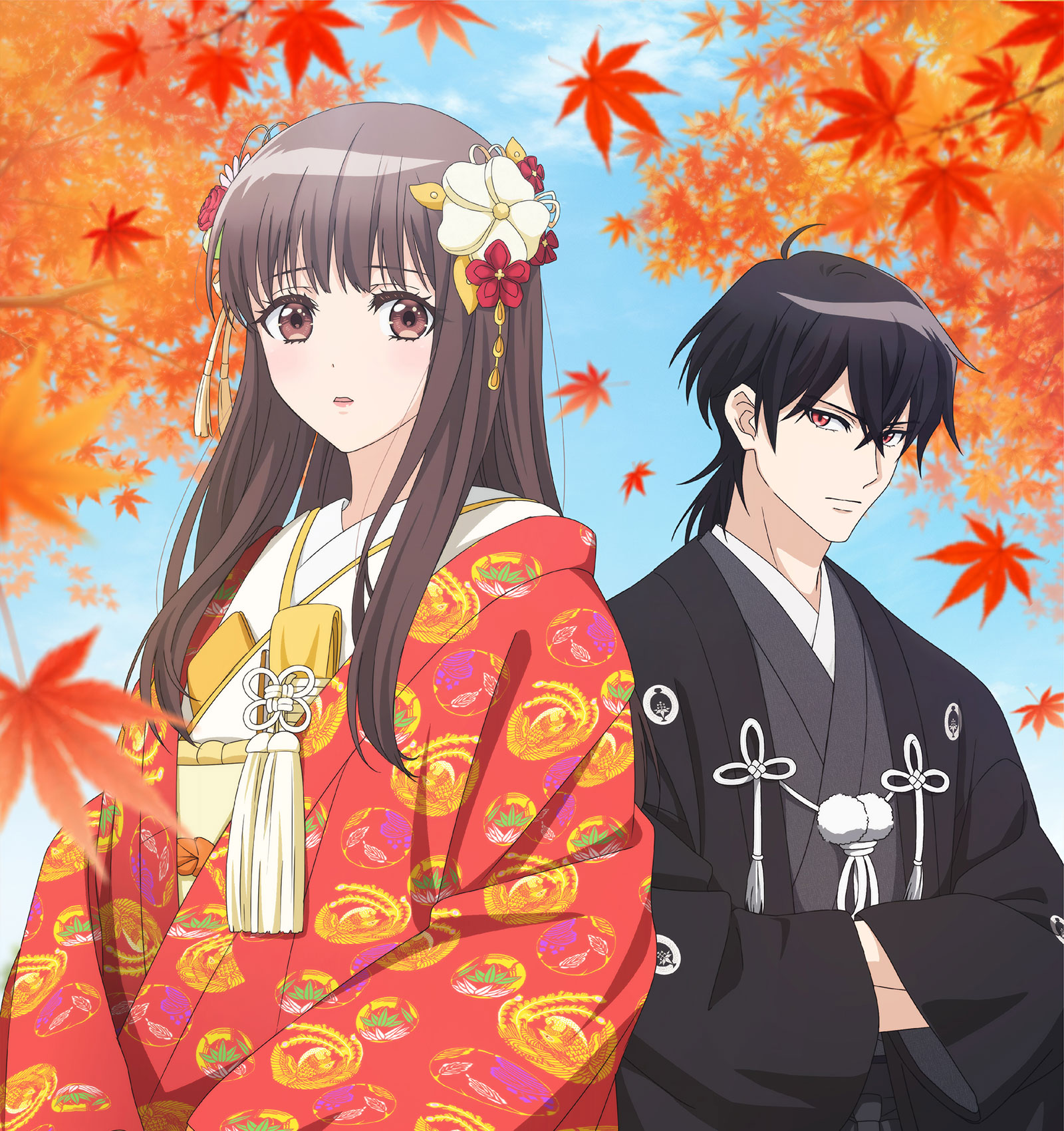 鬼の花嫁 アニメ キービジュアル 玲夜と柚子