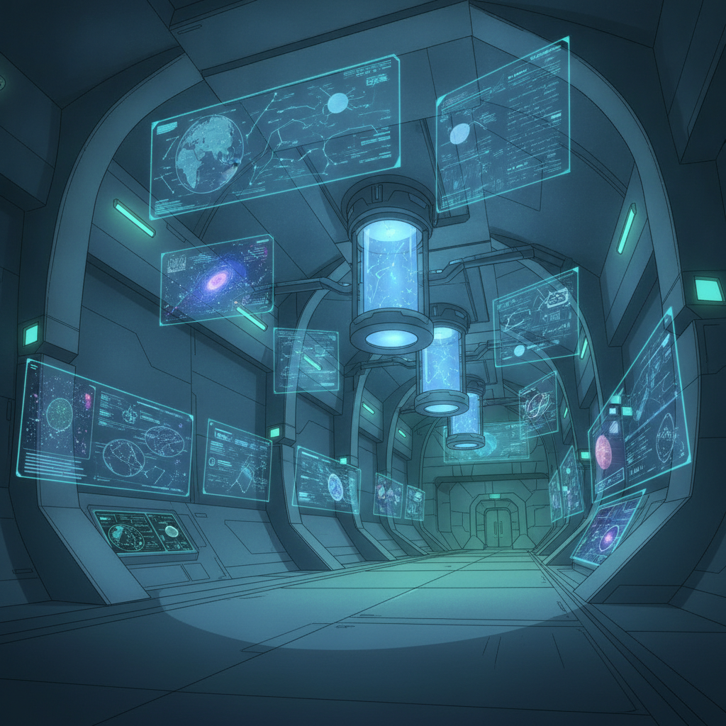 雷雷雷 7巻 宇宙研究施設 イメージイラスト