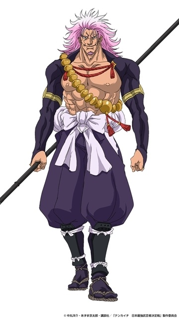TVアニメ「テンカイチ 日本最強武芸者決定戦」本多忠勝キャラクタービジュアル(©中丸洋介・あずま京太郎/講談社)