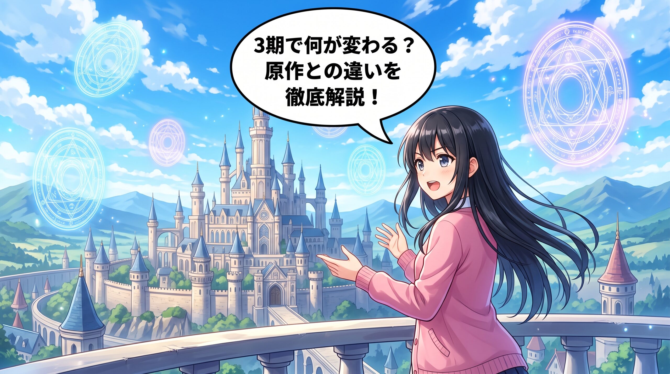 無職転生Ⅲ 3期で何が変わる？原作との違いを解説するハルカのイラスト