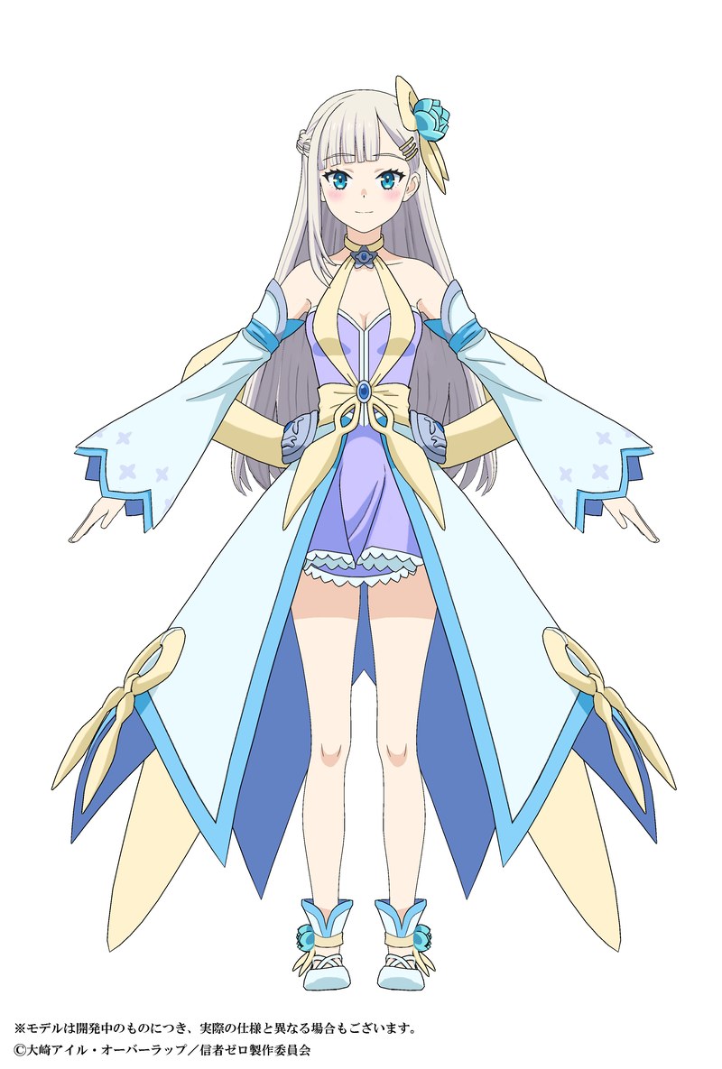 「ダメカワ女神ノア 3D化プロジェクト」で公開された、3D化したノアのビジュアル(2026年7月4日公開、モデルは開発中のもの。出典:アニメ公式サイト)