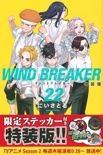 WIND BREAKER コミックス 22巻 表紙