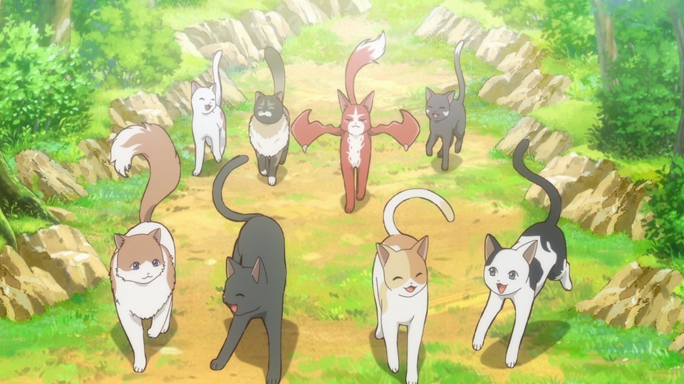 猫と竜 第12話「猫と王都の祭り」の場面カット(TVアニメ公式サイトより)